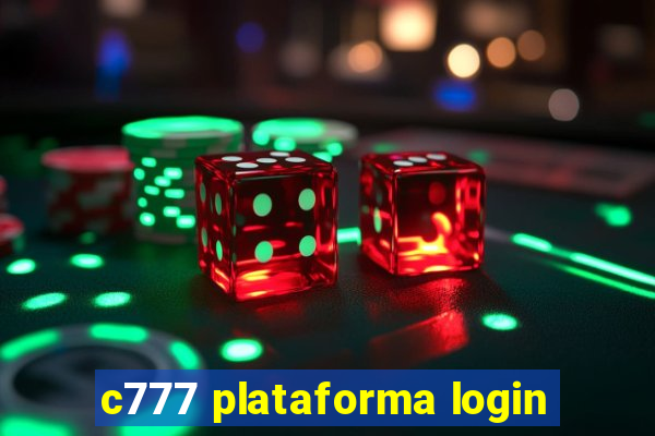 c777 plataforma login